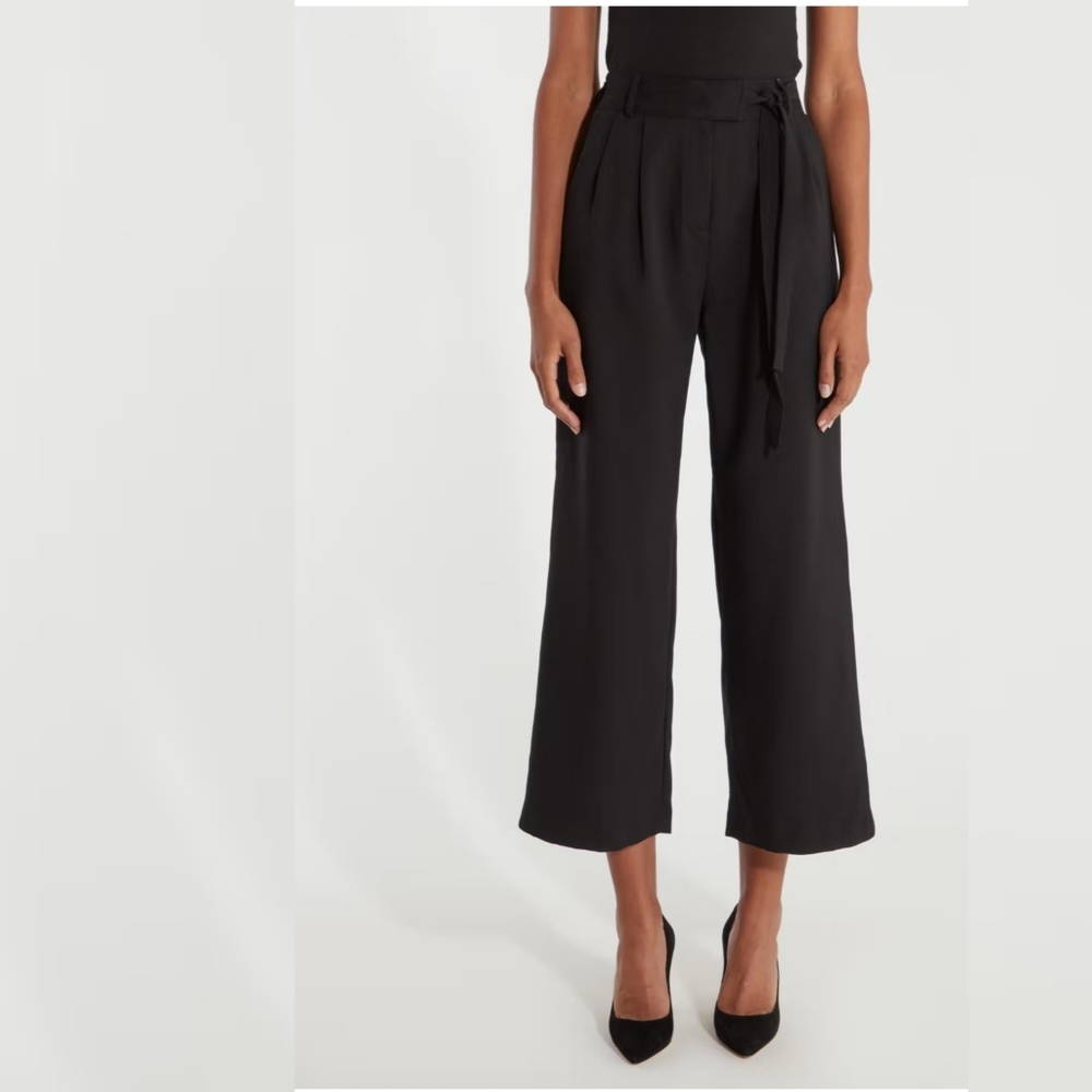 Billie The Label Louisa Pant Black Wide Leg Dress Pants